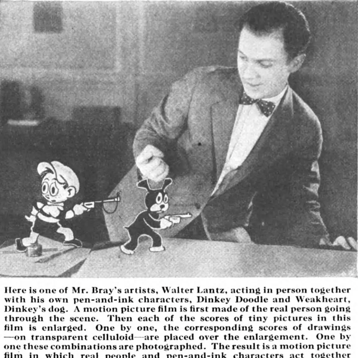 Lantz in de editie van januari 1925 van The American Magazine. Publiek domein