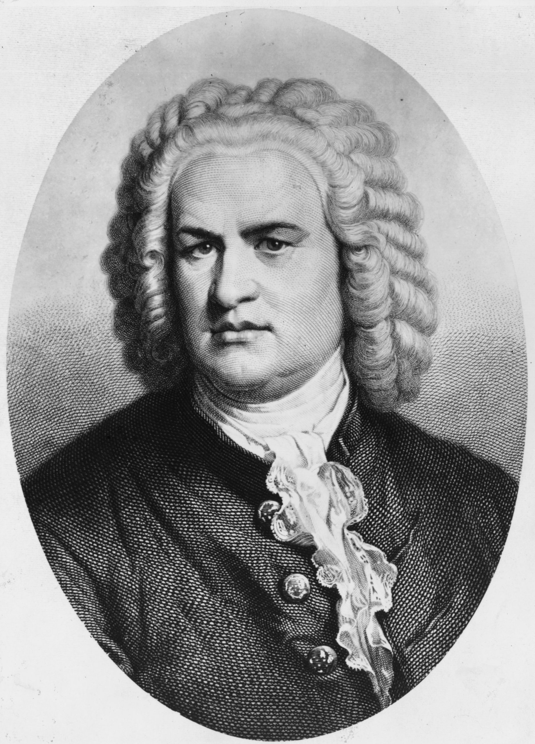 Circa 1722, Duitse organist en barokcomponist Johann Sebastian Bach (1685-1750). Hulton Archive/Getty Image